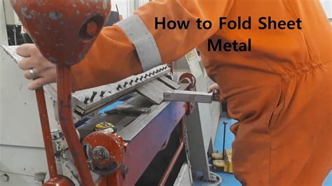 how to fold metal sheet